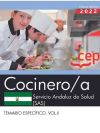 Cocinero/a. Servicio Andaluz de Salud (SAS). Temario específico. Vol.II