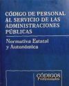 Código de personal al servicio de las administraciones públicas (con Cd-rom)