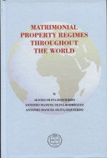 Portada de Matrimonial property regimes throughout the world