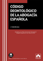 Portada de Código deontológico de la abogacía española 2024