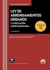 Portada de Ley de arrendamientos urbanos y legislación complementaria 2024