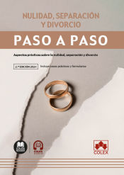 Portada de Nulidad, separación y divorcio. Paso a paso 2024