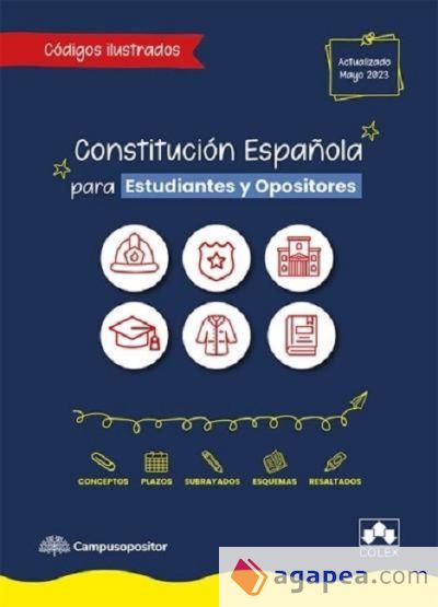 Constitución Española para estudiantes y opositores