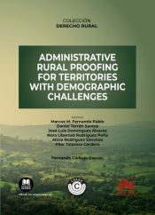 Portada de Administrative rural proofing for territories with demographic challenges