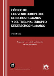 Portada de Código del Convenio Europeo de Derechos Humanos y del Tribunal Europeo de Derechos Humanos