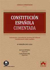 Portada de Constitución Española - Código comentado