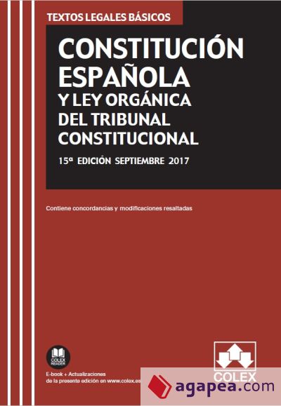 Constitución Española y Ley Orgánica del Tribunal Constitucional