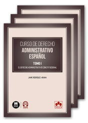 Portada de Curso de Derecho administrativo español