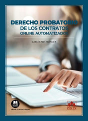 Portada de Derecho probatorio de los contratos online automatizados