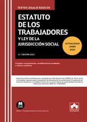 Portada de Estatuto de los Trabajadores y Ley de Jurisdicción Social