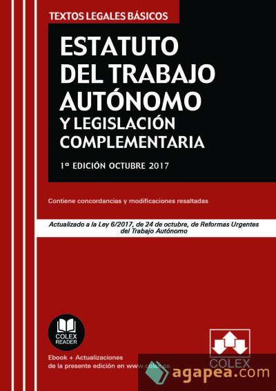 Estatuto del Trabajo Autónomo y legislación complementaria