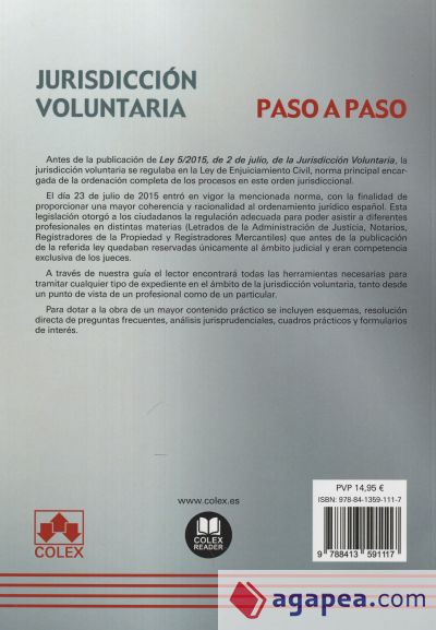 Jurisdicción voluntaria. Paso a paso