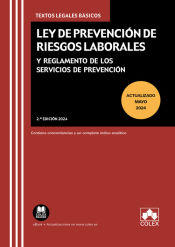 Portada de Ley de Prevención de Riesgos Laborales y Reglamento de los servicios de prevención (2.ª EDICIÓN 2024): Contiene concordancias y un completo índice analítico