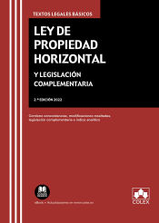 Portada de Ley de propiedad horizontal y legislación complementaria