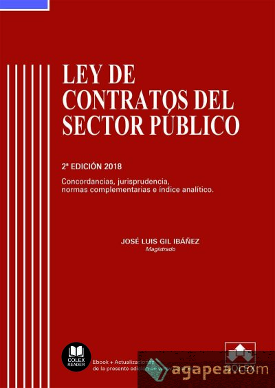 TEXTO REFUNDIDO DE LA LEY DE CONTRATOS SECTOR PUBLICO 2017