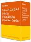 Collins GCSE 9-1 Revision - New Edexcel GCSE 9-1 Maths Foundation Revision Flashcards