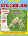 Colorea, construye y juega. El estegosaurio