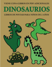 Portada de Libros de pintar para niños de 2 años (Dinosaurios)
