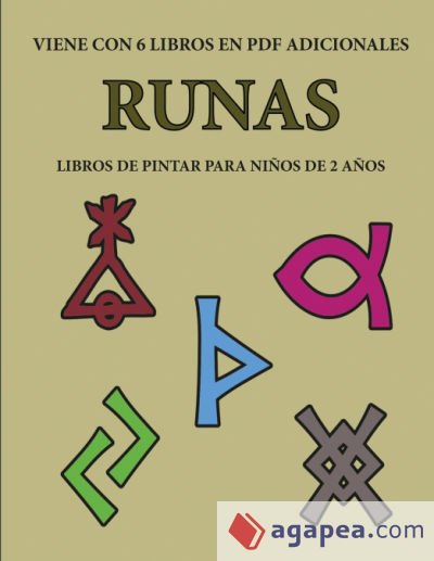 Libros de pintar para niños de 2 años (Runas)