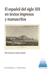 Portada de El español del siglo XIX en textos impresos y manuescrito