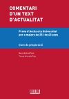 Comentari d'un text d'actualitat