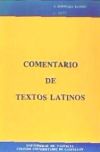 Comentario de textos latinos