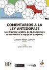 Comentarios a la ley antidopaje