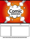 Comic Book Drawing Templates: Create Your Own Comics with These Blank Comic Book Drawing Papers: Over 100 Pages, Big Large 8.5" X 11" Six Scene Cart