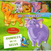 Portada de Lee y descubre animales de la selva