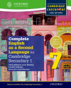 Complete English As a Second Language for Cambridge Secondary 1 Student Book 7 and CD