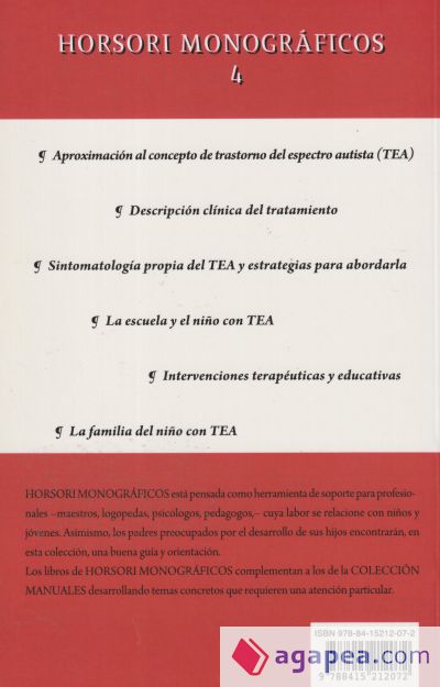 Comprensión y abordaje educativo y terapéutico del TEA (trastorno del espectro autista)