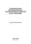 Comunicación , reconocimiento y clasificación de créditos en el concurso