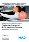 Conducción De Vehículos De Transporte Por Carretera (grupo Profesional E2) - Programa 1. Temario Y Test Parte Específica. Ministerios De Política Territorial, De Asuntos Económicos Y Transformación Digital Y