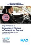 Conducción de Vehículos de Transporte por Carretera (Grupo Profesional E2). Temario específico y test. Programa 3. Ministerio de Defensa