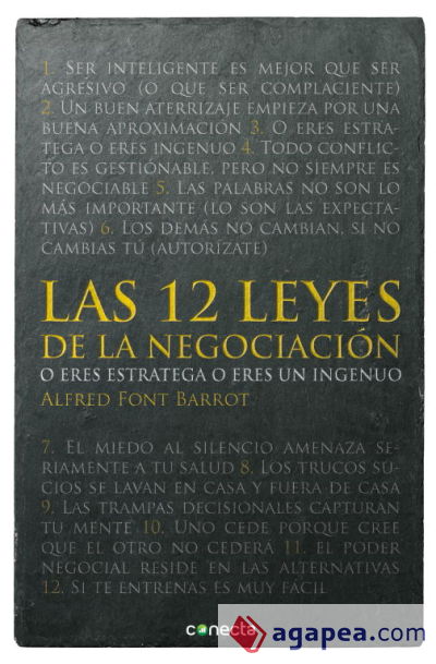 Las 12 leyes de la negociaci&oacute;n
