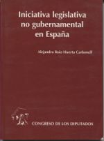 Portada de Inciciativa legislativa no gubernamental en España