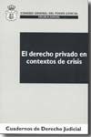 Portada de El Derecho privado en contextos de crisis