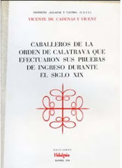 Portada de Caballeros de la Orden de Calatrava