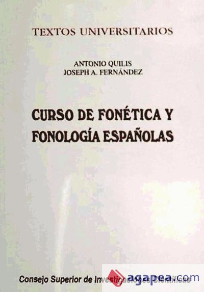 Curso de fonética y fonología españolas