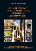 Portada de El modernismo en la arquitectura madrileña