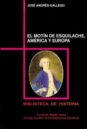 Portada de El motín de Esquilache, América y Europa