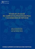 Portada de Estudio de los suelos del Campo de Calatrava (Ciudad Real) y sus condiciones de fertilidad (Ebook)