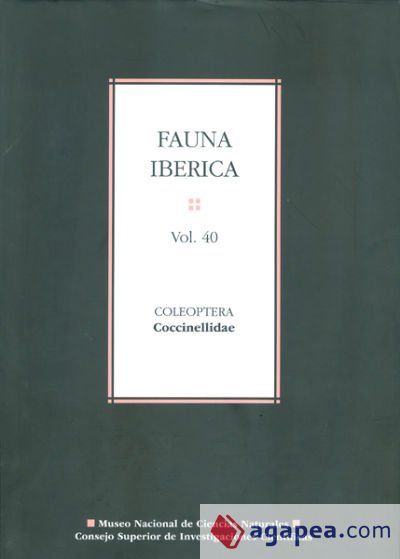 Fauna ib&eacute;rica 40 : coleoptera, coccinellidae