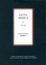 Portada de Fauna ibérica. Vol. 23. Hymenoptera: Apoidea I