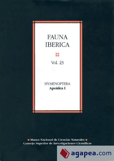 Fauna ibérica. Vol. 23. Hymenoptera: Apoidea I