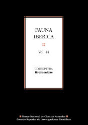 Portada de Fauna iberica vol. 44. Coleoptera: Hydraenidae
