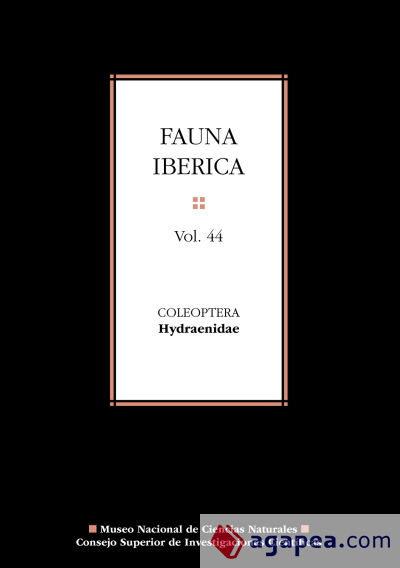 Fauna iberica vol. 44. Coleoptera: Hydraenidae