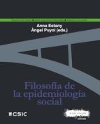 Portada de Filosofía de la epidemiología social (Ebook)