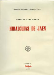 Portada de Hidalguías de Jaén