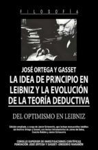 Portada de La idea de principio en Leibniz y la evolución de la teoría deductiva : Del optimismo en Leibniz (Ebook)